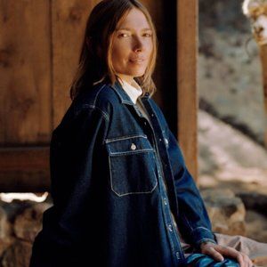 Rudy Jude Adult Chamois Shirt in blue jean